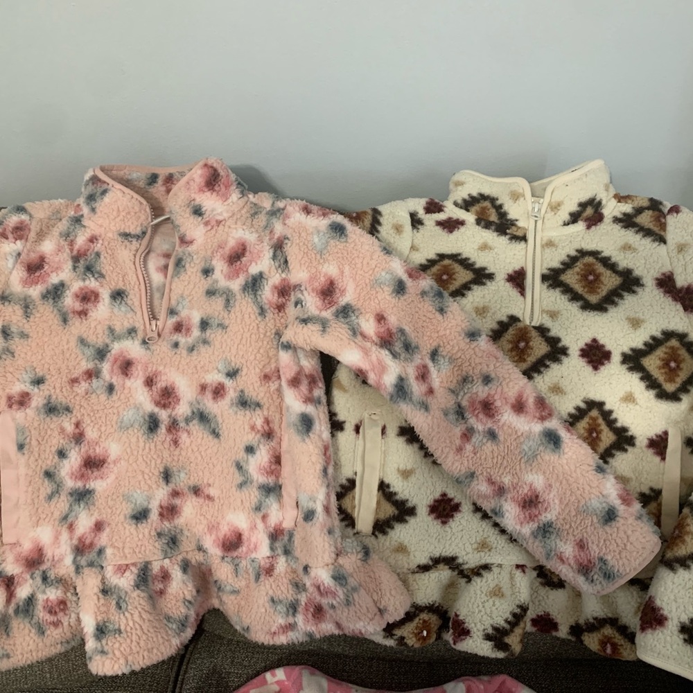 Set of 3 Fleece Pullovers Bundle by Gymboree Size 10